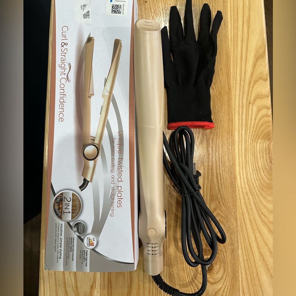 Curl & straight confidence 2 in 1 straighten